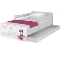 Dětská postel MAX bez šuplíku Disney - MINNIE PARIS 160x80 cm