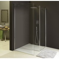 Polysan MODULAR SHOWER pevný panel k instalaci na stěnu modulu MS2, 1200 mm, pravý MS2B-120R