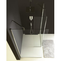 Polysan MODULAR SHOWER pevný panel k instalaci na stěnu modulu MS2, 800 mm, pravý MS2B-80R