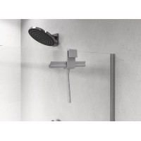 Polysan Stěrka do sprchy, včetně uchycení na zástěnu, šedá mat 72825.31