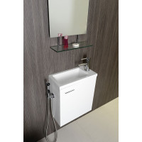 Sapho Vyústění pro baterie 1209-05 a 1209-09 k umístění na bok skříňky, chrom SG204