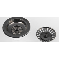 Bruckner Dřezová nerez výpust 6/4", gun metal 155.121.6