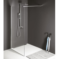 Polysan MODULAR SHOWER jednodílná zástěna pevná k instalaci na zeď, 800 mm MS1-80