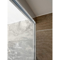 Polysan ARCHITEX LINE sada pro uchycení skla, podlaha-stěna-strop, max. š. 1600mm, leštěný hliník AL2816