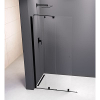 Polysan MODULAR SHOWER zástěna s pojezdy 1400 mm, černá MS5-140B