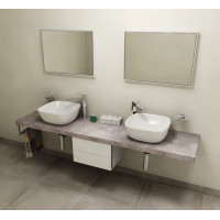 Sapho AVICE deska 240x50cm, cement AV247