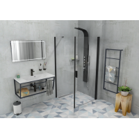 Sapho SKA konzole s policí 900x400x460mm, černá mat SKA103