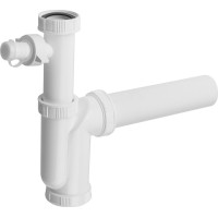 Bruckner Dřezový sifon s odbočkou 6/4", DN50, bílá 155.116.0