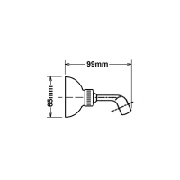 Sapho Držák sprchy, otočný, zlato SUP25