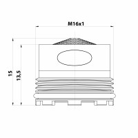 Sapho Perlátor vnější závit M16x1, plast AERWU