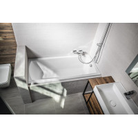 Polysan LILY SLIM obdélníková vana 150x70x39cm, bílá 72273S