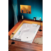 Polysan DUO obdélníková vana 200x120x45cm, bílá 16111