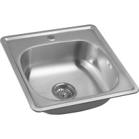 Aqualine Nerezový vestavný dřez 48x18x48 cm AQ4848B