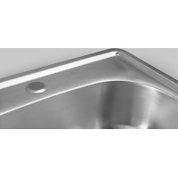 Aqualine Nerezový vestavný dřez 48x18x48 cm AQ4848B