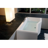 Polysan VERSYS R asymetrická vana 160x84x70x47cm, bílá 15611