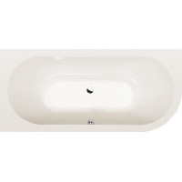 Polysan VIVA L asymetrická vana 175x80x47cm, ivory 70119.40