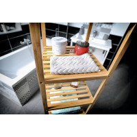 Aqualine BAMBUS policový regál, 5 polic, bambus BI005