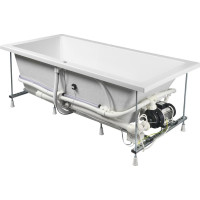 Polysan MARLENE HYDRO hydromasážní vana, 170x80x48cm, bílá 72403H