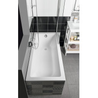 Aqualine DOUBRAVA obdélníková vana 160x70x42cm, bílá A1670