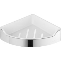Aqualine SAMBA rohová police do sprchy, 218x63x218mm, nerez lesk SB109