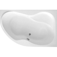 Aqualine CIDLINA 160 vana 160x105x45cm bez nožiček, pravá, bílá G3614