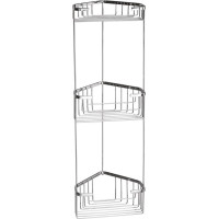 Gedy SMART třípatrová rohová police 200x590x150 mm, chrom 2484
