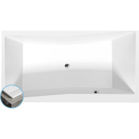 Polysan QUEST SLIM obdélníková vana 180x100x49cm, bílá 78511S