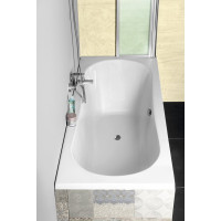 Aqualine JIZERA vana 180x80x39cm, bez nožiček, bílá G1880