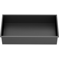 Polysan INSERTA zapuštěná police do obkladu, 510x270 mm, nerez, antracit 1301-53B