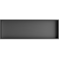 Polysan INSERTA zapuštěná police do obkladu, 810x270 mm, nerez, antracit 1301-82B