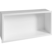 Polysan INSERTA zapuštěná police do obkladu, 510x270mm, litý mramor, bílá 1301-53