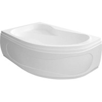 Aqualine CIDLINA 150 vana 150x105x45cm bez nožiček, levá, bílá G3618