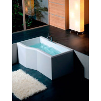 Polysan VERSYS L asymetrická vana 170x84x70x47cm, bílá 70111