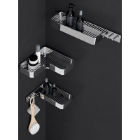 Gedy Il GIGLIO police do sprchy, 400x42x115mm, chrom A91813