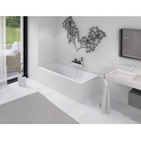 Polysan LILY SLIM obdélníková vana 170x70x39cm, bílá 72230S