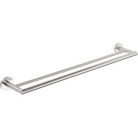Sapho X-STEEL dvojitý držák ručníků 600x125mm, nerez mat XS403