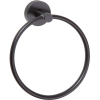 Sapho X-ROUND BLACK držák ručníků kruh, černá XR411B