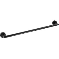 Sapho X-ROUND BLACK držák ručníků 300x65mm, černá XR400B