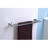 Aqualine APOLLO dvojitý držák ručníků 550x157mm, chrom 1416-11