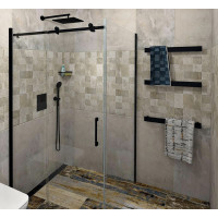 Sapho PATRON sušák osušky, 600x60mm, černá mat PX064