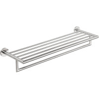 Sapho X-STEEL polička na ručníky s hrazdou, nerez mat XS406