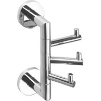 Sapho X-ROUND trojháček otočný, chrom XR211