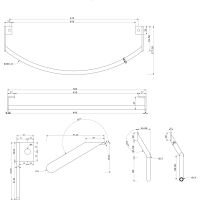 GSI PURA čelní držák ručníků 62cm, chrom PAPR62