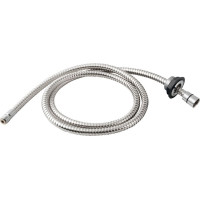 Sapho Sprchová průchodka na okraj vany včetně hadice F1/2"-M3/8", kulatá, chrom 1205-04