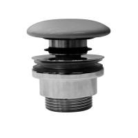 GSI GSI umyvadlová výpust 5/4“, click-clack, keramická zátka, cenere mat PCS17