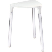 Gedy YANNIS koupelnová stolička 37x43, 5x32, 3cm, bílá 217202
