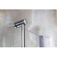 Sapho Závěsný držák ručníků na sprchovou zástěnu 600x730x125mm, chrom 1301-09