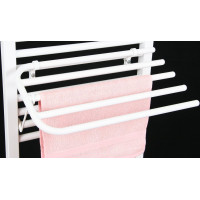 Aqualine Sušák 4 ručníků na otopná tělesa, univerzální upínání, délka 60cm, bílá 25-03-SV460