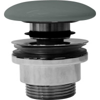 GSI GSI umyvadlová výpust 5/4“, click-clack, keramická zátka, agave mat PCS04