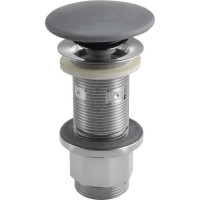 Sapho Umyvadlová výpust 5/4“, click-clack, betonová zátka, šedá FG917